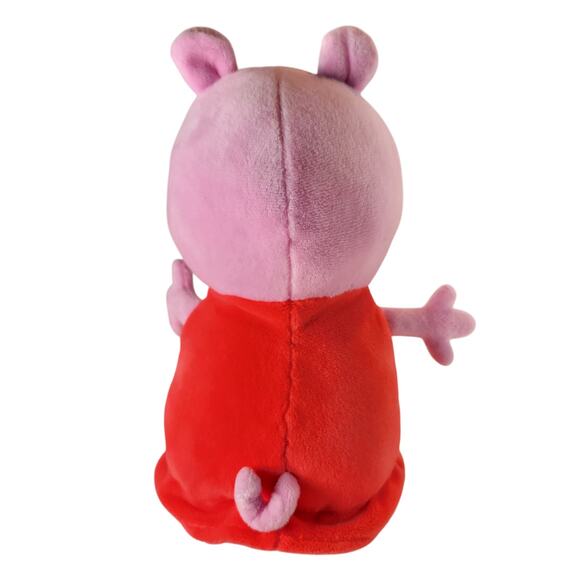 Peppa Pig Plush Doll Red Dress 12" Stuffed Animal Toy Cartoon Plushy Stuffy - Picture 5 of 6